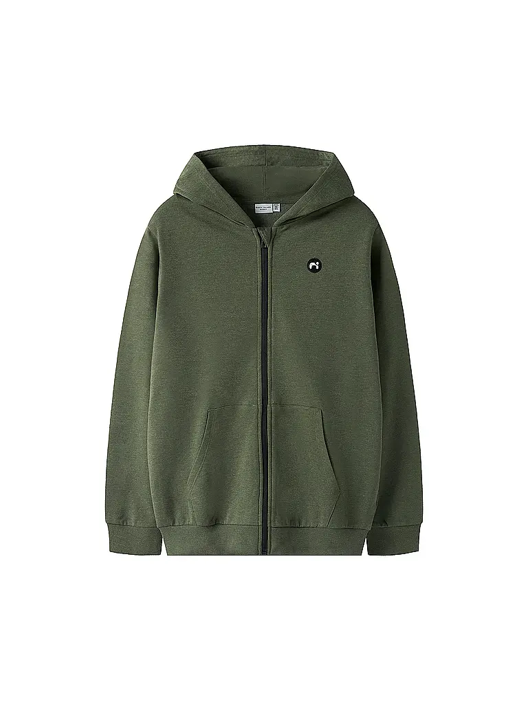 NAME IT | Sudadera con cremallera NKMVIMO para niño | Verde oscuro