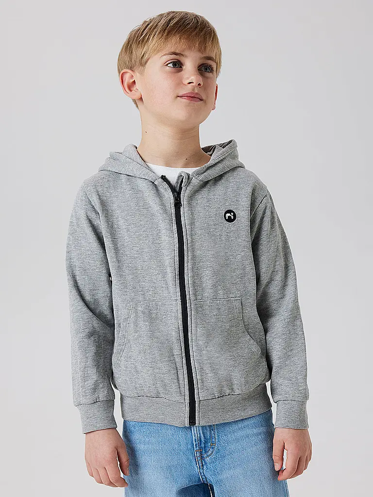 NAME IT | Sudadera con cremallera para niño NKMVIMO | Gris