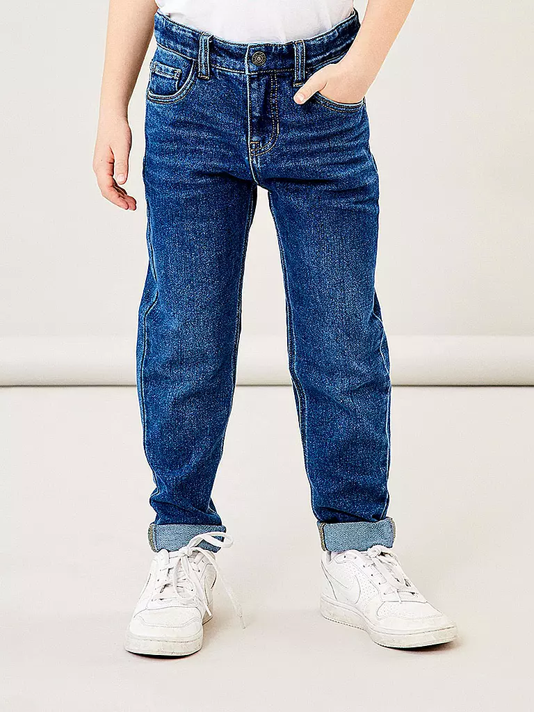 NAME IT | Vaqueros Baggy Fit NKMCALEB para niño | Azul
