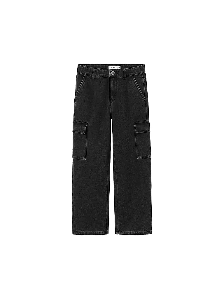 NAME IT | Vaqueros cargo NKFROSE para niña | Negro