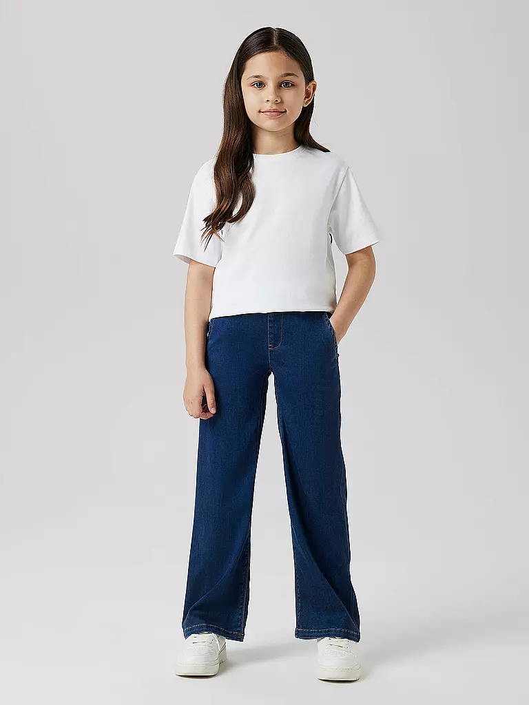 NAME IT | Vaqueros de niña corte ancho NKFSALLI | Azul oscuro