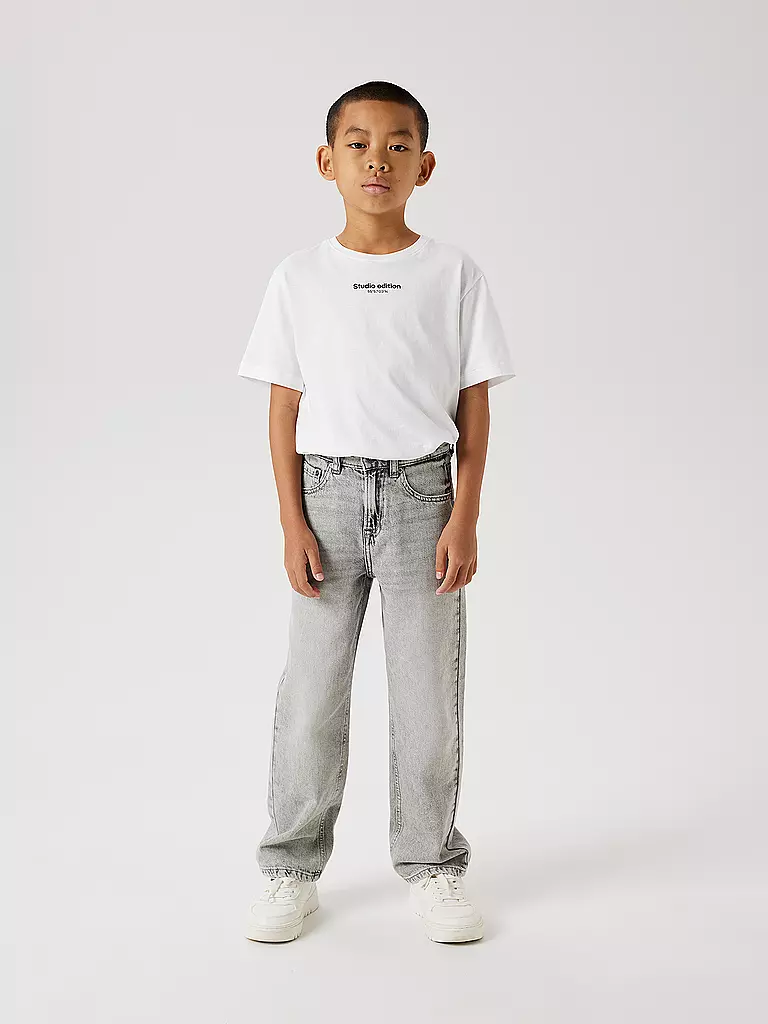 NAME IT | Vaqueros rectos para niño NKMRYAN | Gris claro