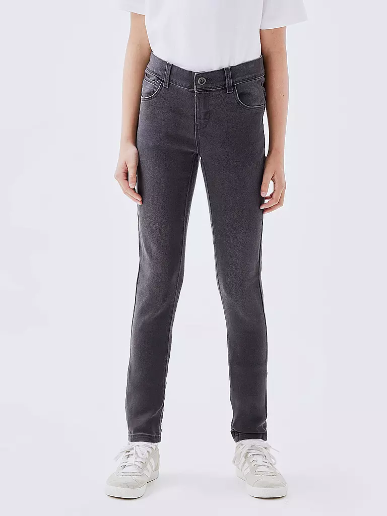 NAME IT | Vaqueros Slim Fit NKFPOLLY para niña | Gris