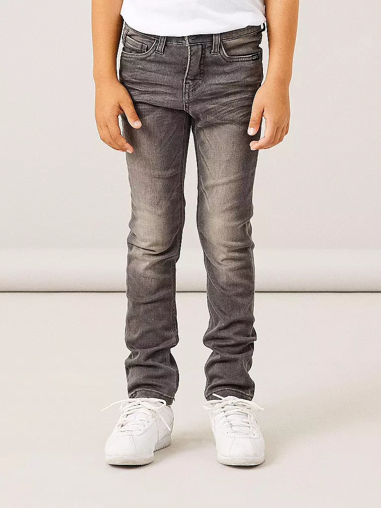 NAME IT | Vaqueros Slim Fit NKMTHEO para niño | Gris