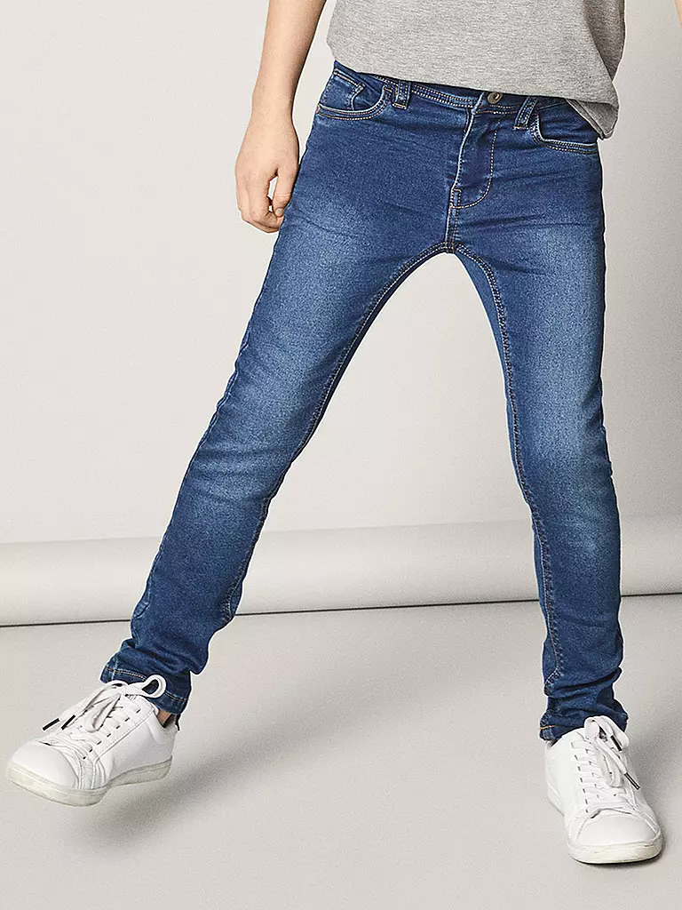 NAME IT | Vaqueros Slim Fit NKMTHEO para niño | Azul