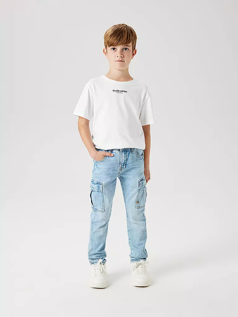NAME IT | Vaqueros Tapered Fit NKMSILAS para niño | Azul claro