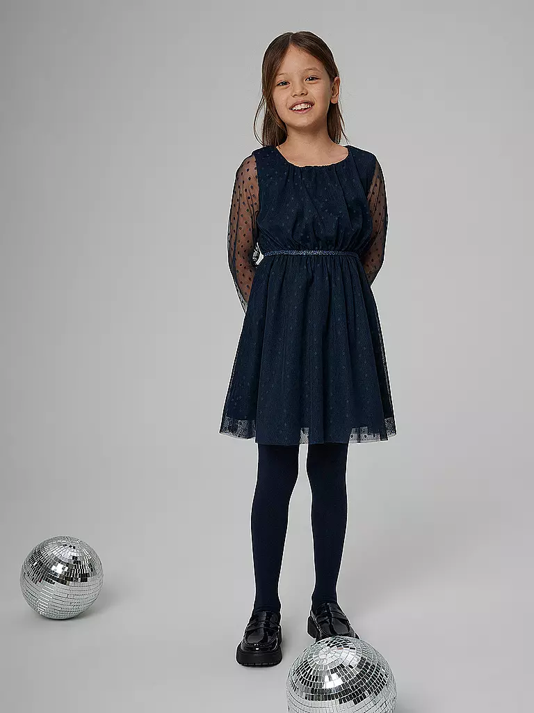 NAME IT | Vestido de niña NKFVABOS | Azul oscuro