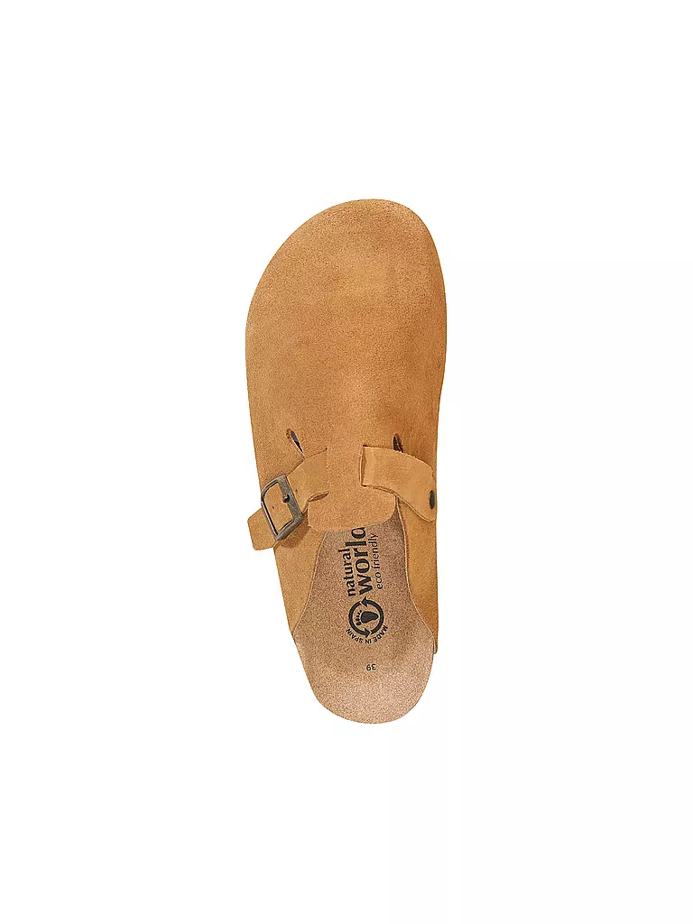 NATURAL WORLD | Pantolette HERA | Camel