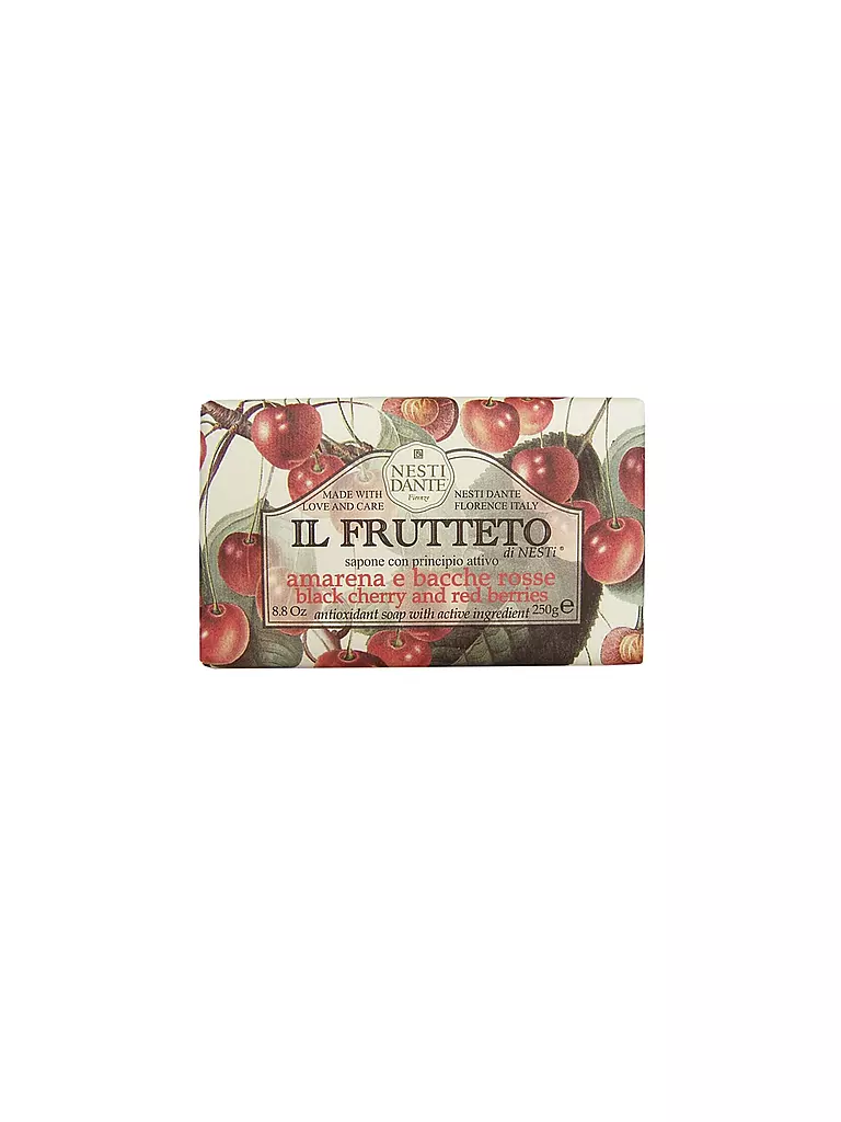 NESTI DANTE | Jabón - Il Frutteto Soap Black Cherry & Red Berries 250g | Rojo