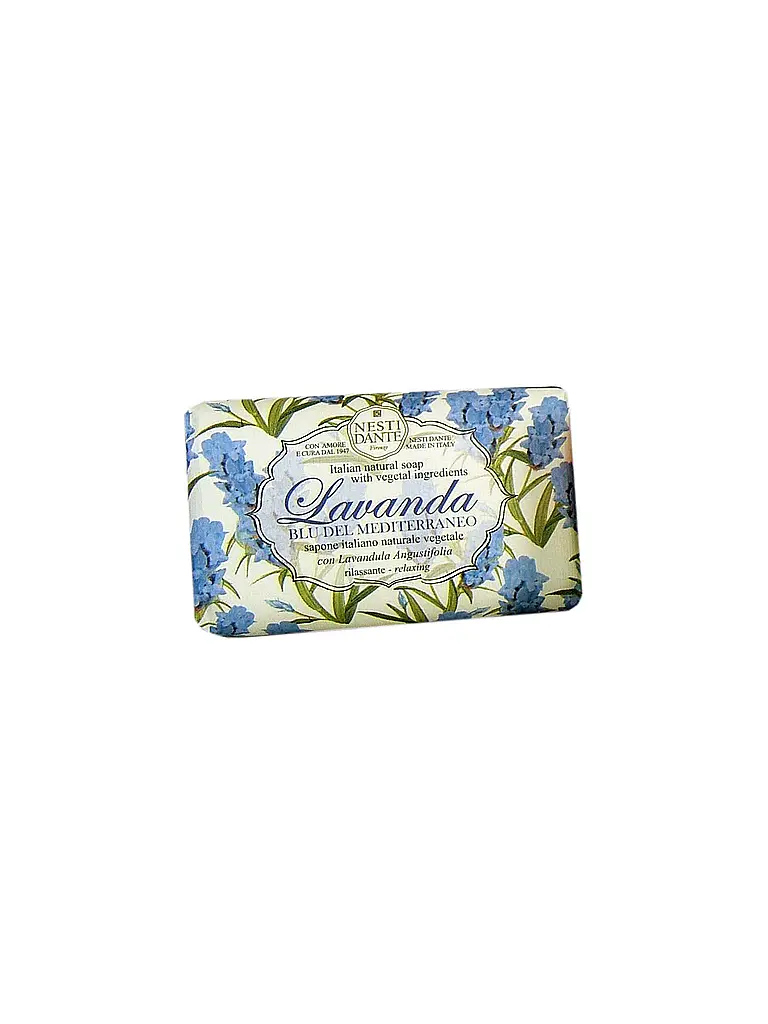 NESTI DANTE | Jabón - Lavender Blu del Mediterraneo 150g | Azul claro