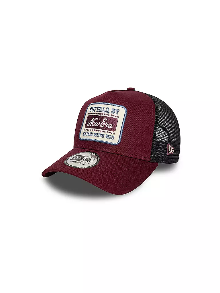NEW ERA | Gorra PATCH TRUCKER | Rojo oscuro