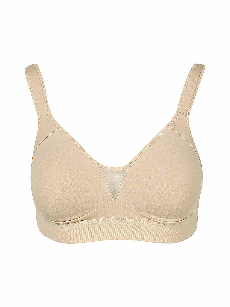 Sujetador Wellness sin aros COTTON SHAPE caramel beige 85E