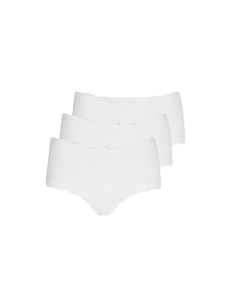 Braga de talle alto 3 unidades COSY blanco blanco 38