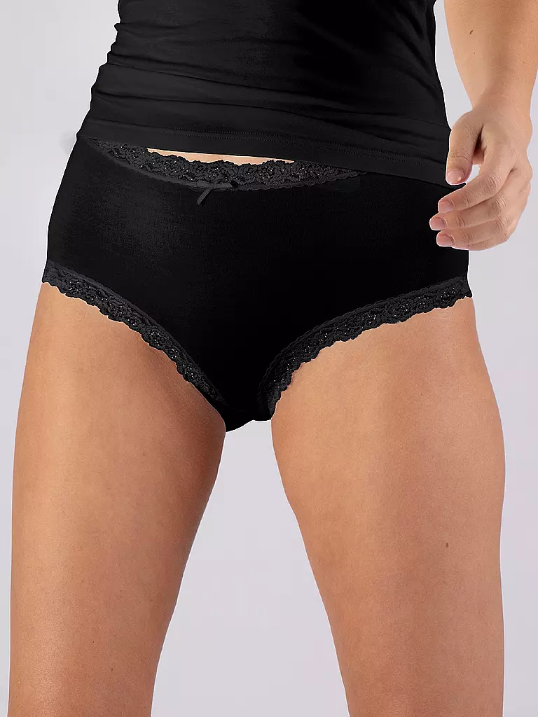 NINA VON C | Braga de cintura alta, paquete de 3, negro | Negro