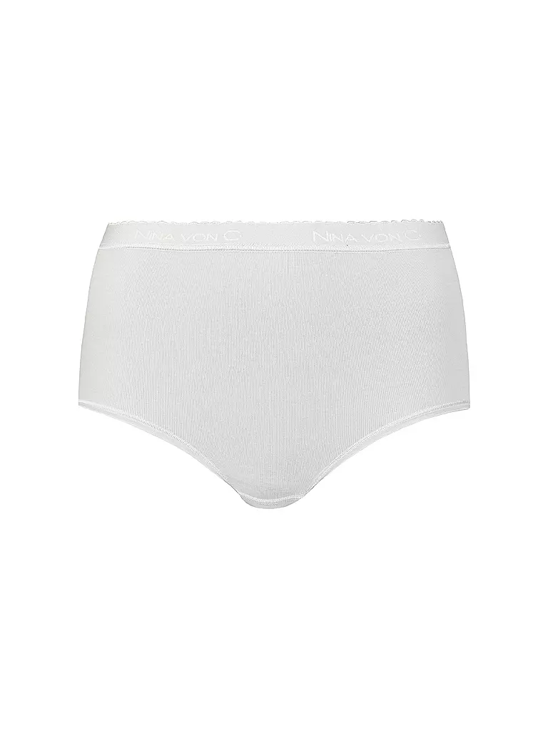 NINA VON C | Braga de cintura Fine Cotton Blanco | Blanco