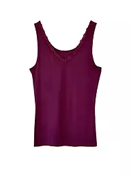 NINA VON C | Camiseta interior tinto rosso | Rojo oscuro