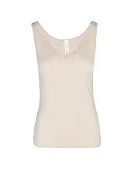 NINA VON C | Camiseta interior tinto rosso | Beige