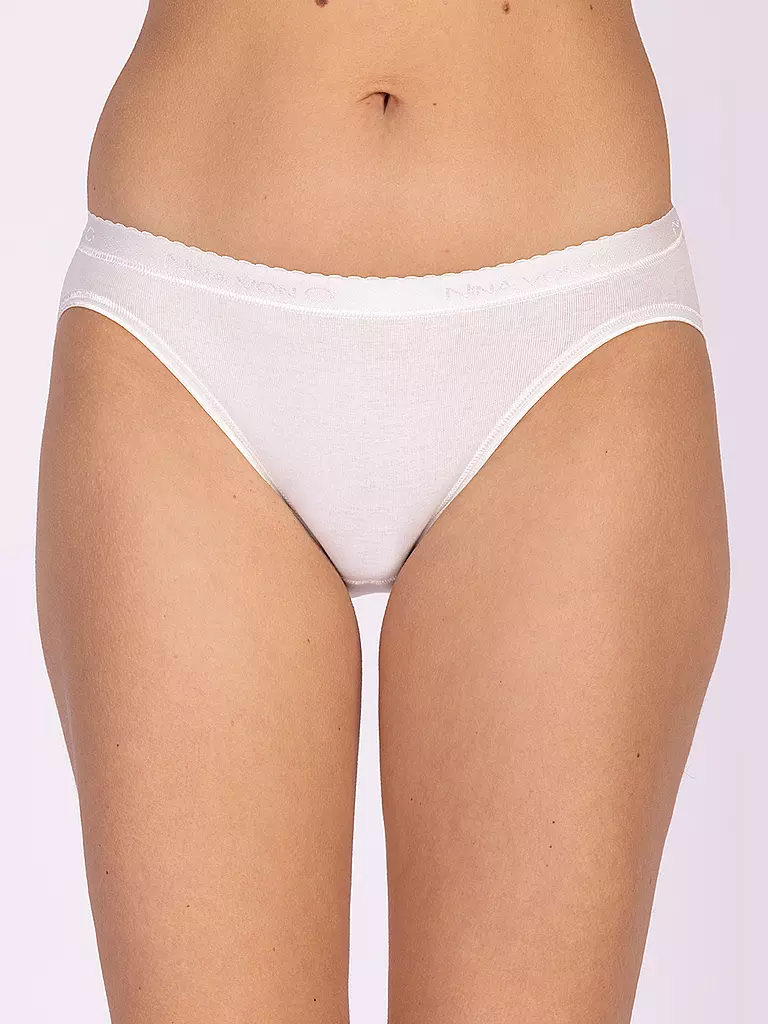 NINA VON C | Jazzpants Fine Cotton Blanco | Blanco