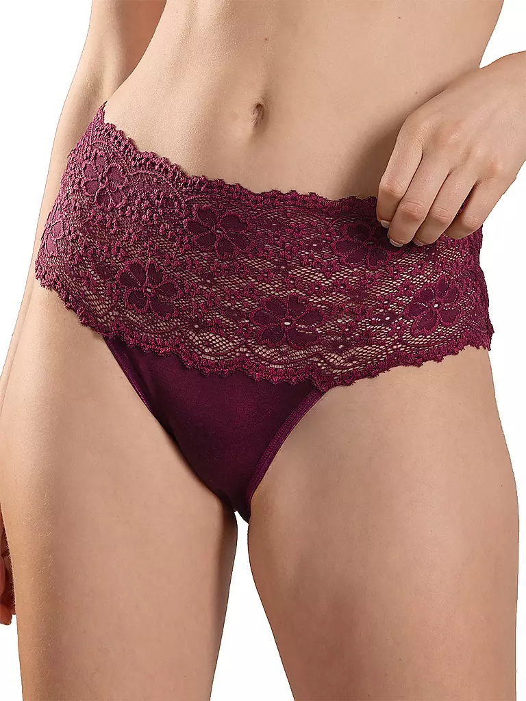 NINA VON C | Slip tino rosso | Rojo oscuro
