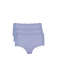 NINA VON C | Braga de cintura alta, paquete de 3, color nude | Azul claro