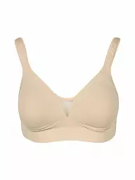 NINA VON C | Sujetador Wellness sin aros Cotton Shape Caramelo | Beige