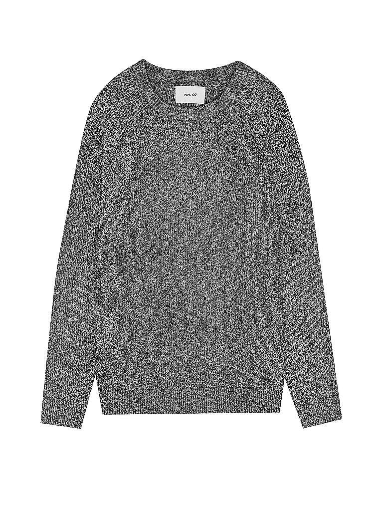 NN.07 Pullover JACOBO BOUCLE negro
