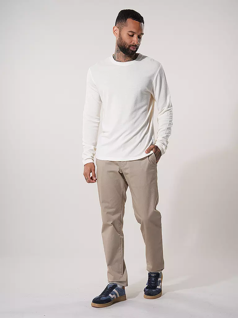 NN.07 | Camiseta de manga larga CLIVE | Blanco