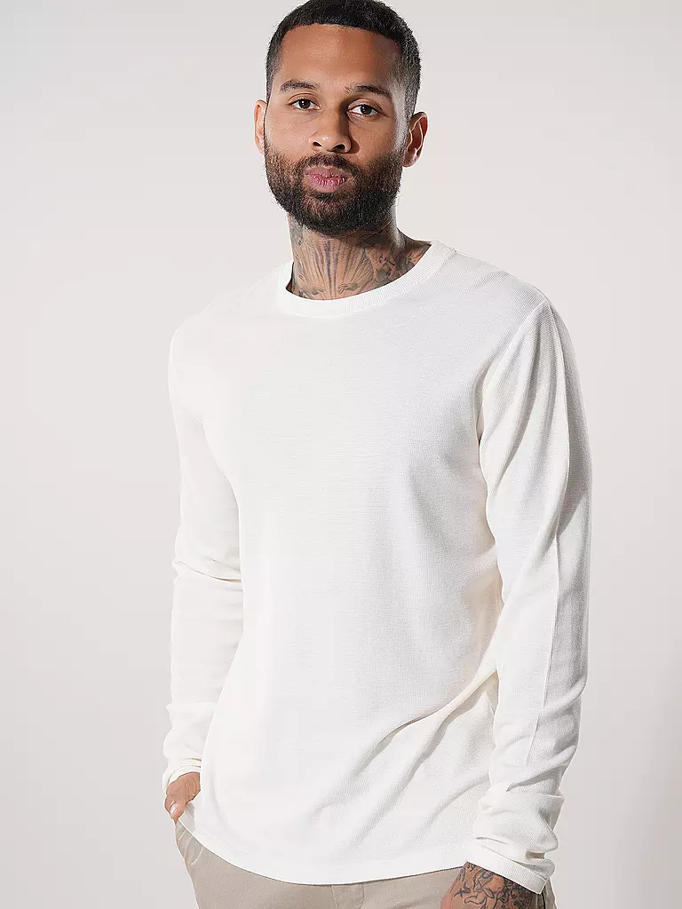 NN.07 | Camiseta de manga larga CLIVE | Blanco