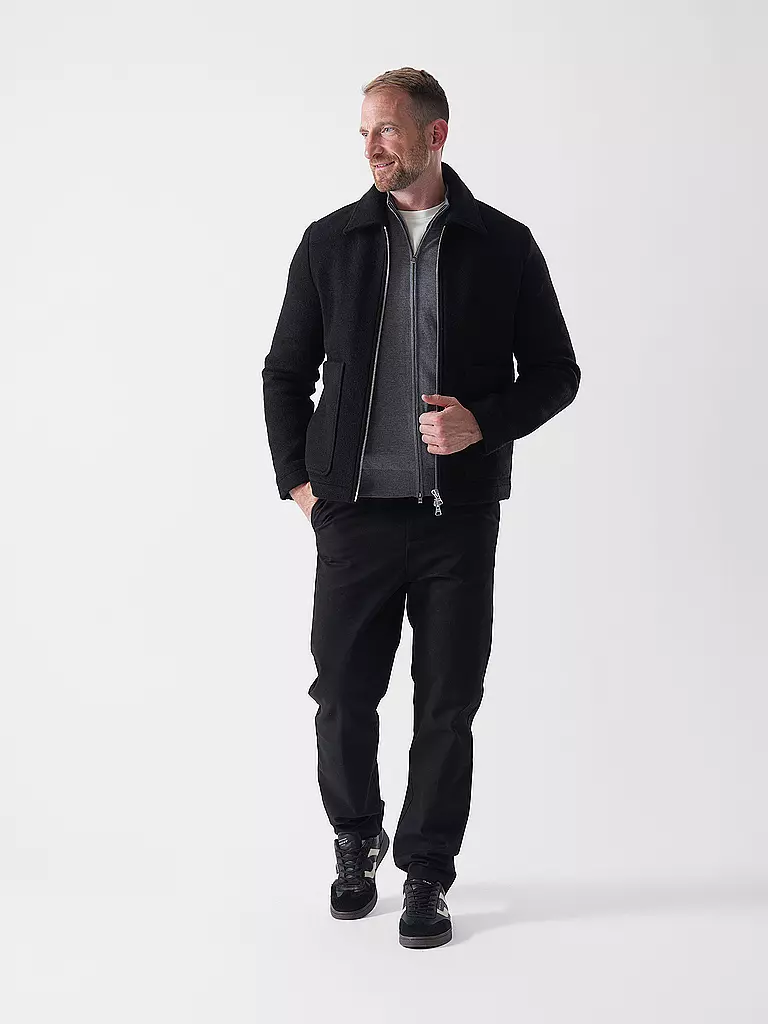 NN.07 | Chaqueta de lana GAEL 8267 | Negro