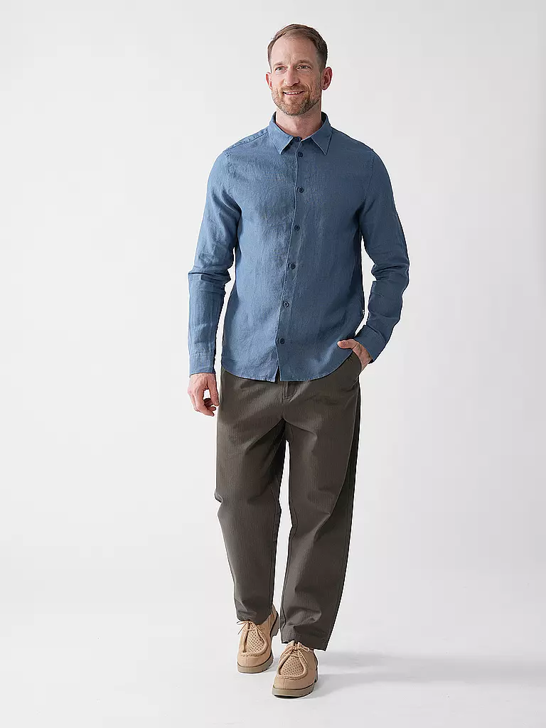 NN.07 | Leinenhemd ENZO | Azul