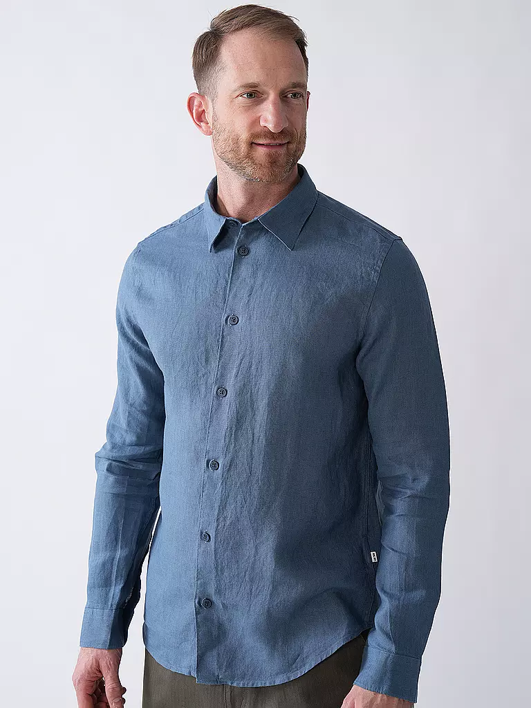 NN.07 | Leinenhemd ENZO | Azul