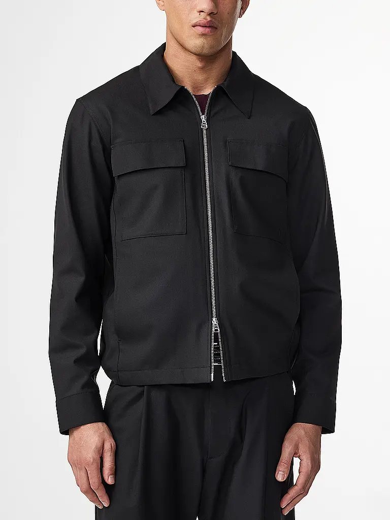 NN.07 | Sobrecamisa ALBAN 1088 | Negro