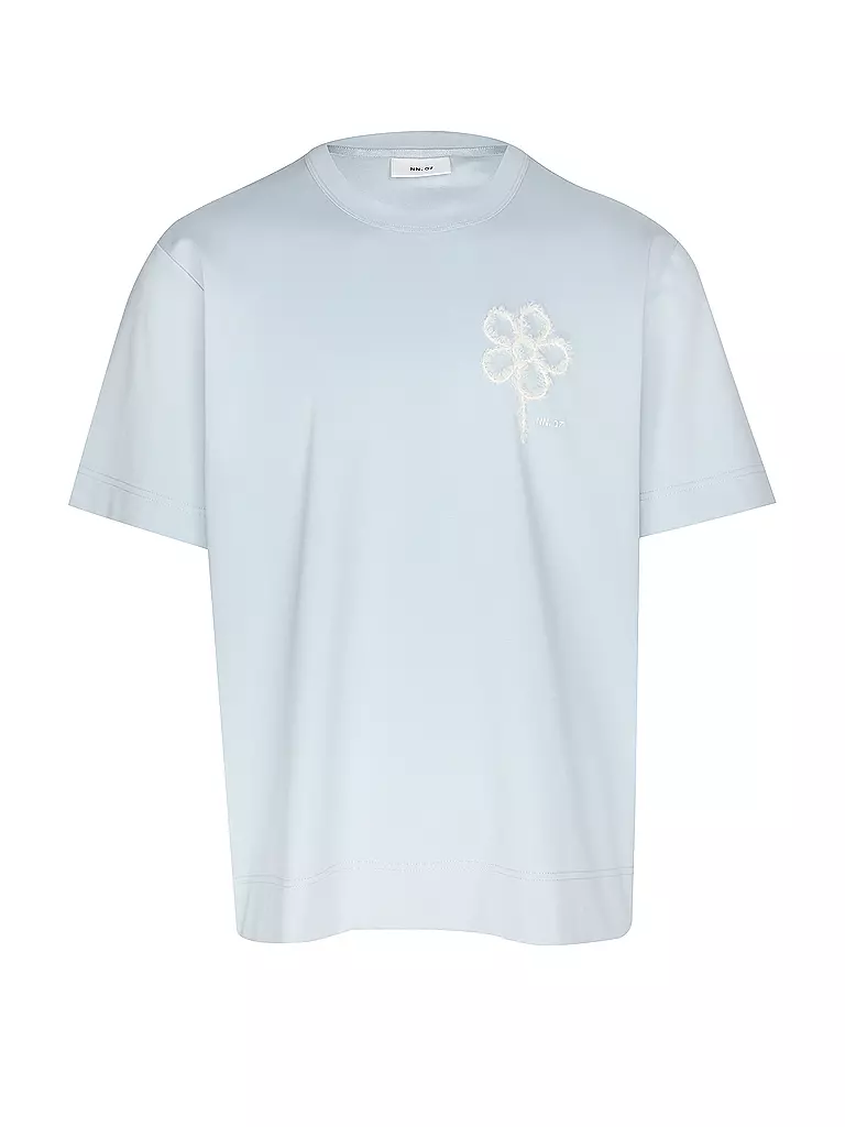 NN.07 | T-Shirt PEDRO EMB | Azul claro