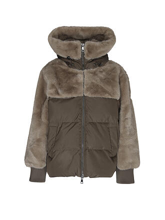 NO.1 COMO | Chaqueta acolchada efecto piel ZUMA