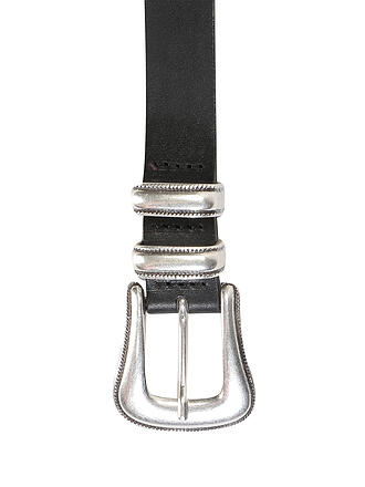 NUDIE JEANS | Cinturón de cuero WESTERN SILVER BELT