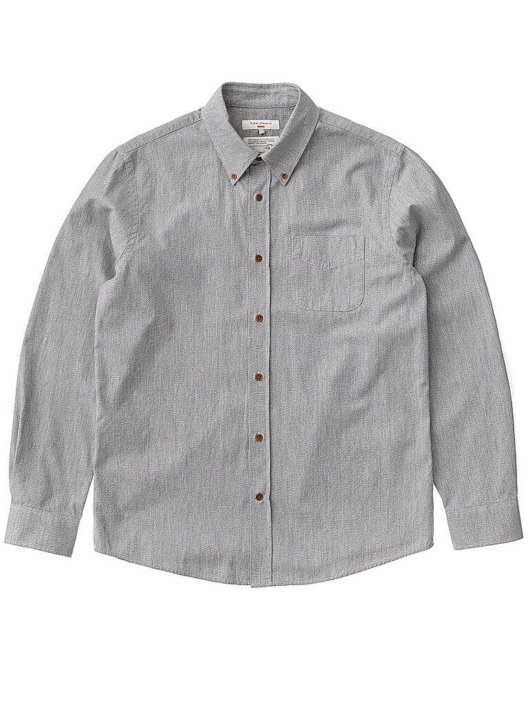 Nudie Jeans Camisa Slim Fit JOHN gris
