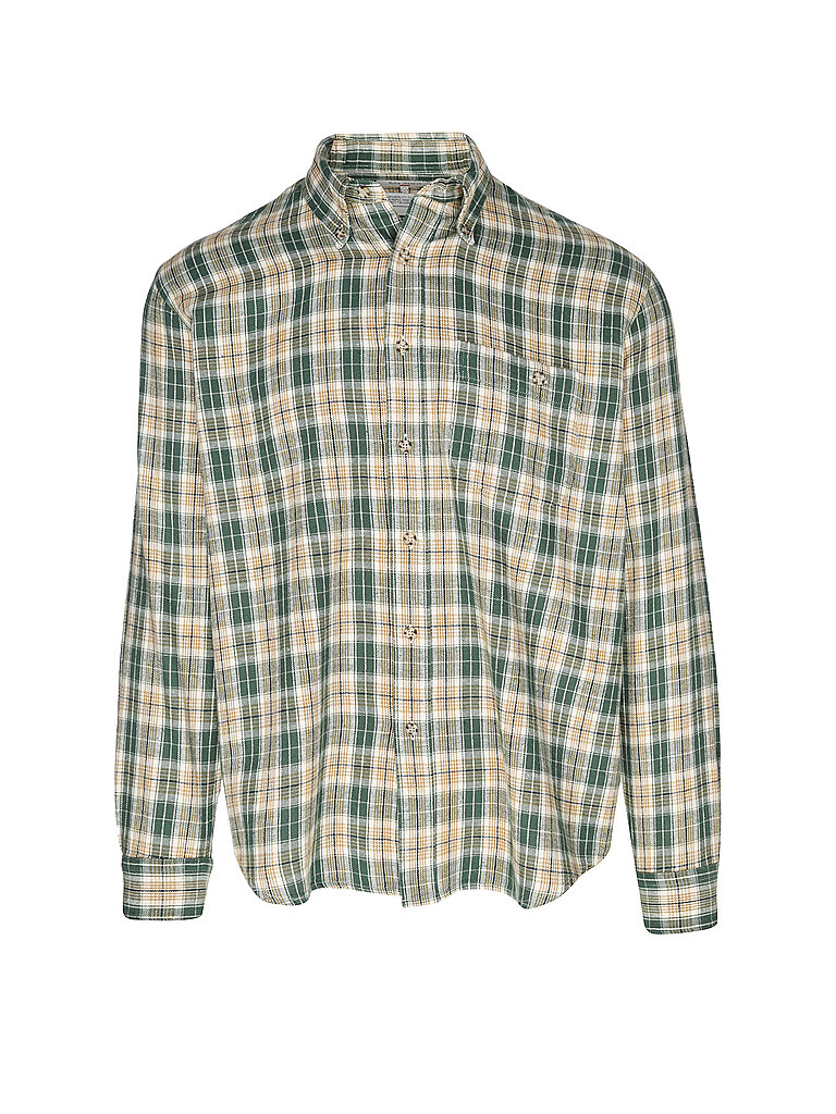 Camisa Regular Fit JULIAN FARMERS verde oscuro XL