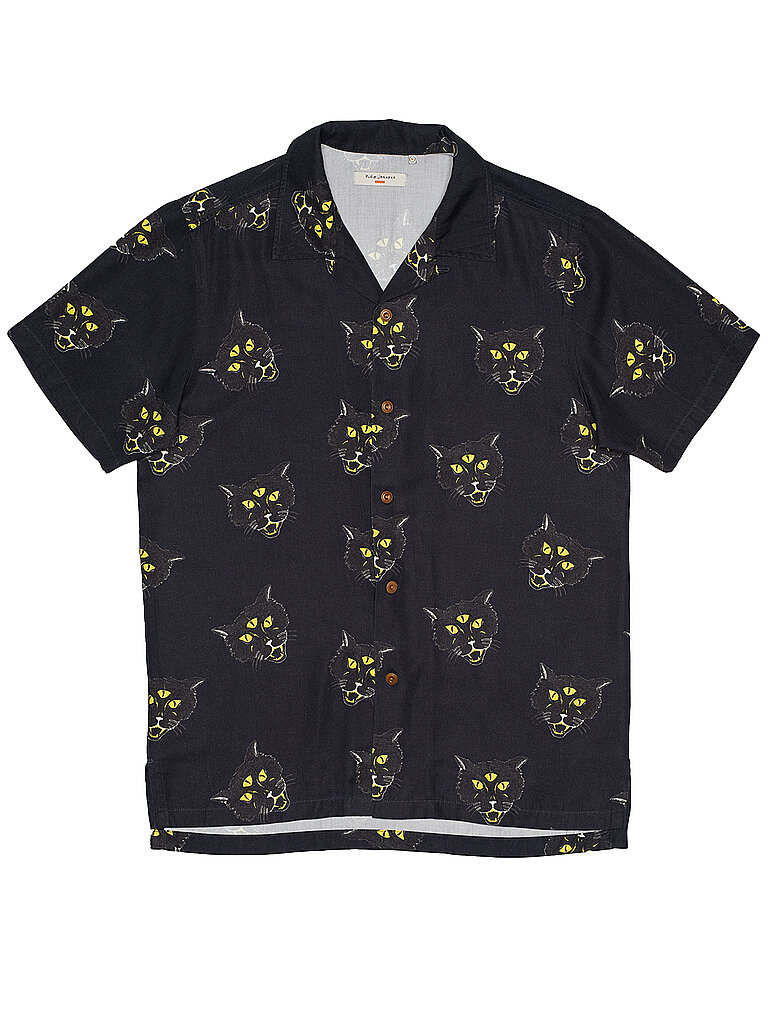 Nudie Jeans Camisa Slim Fit negro