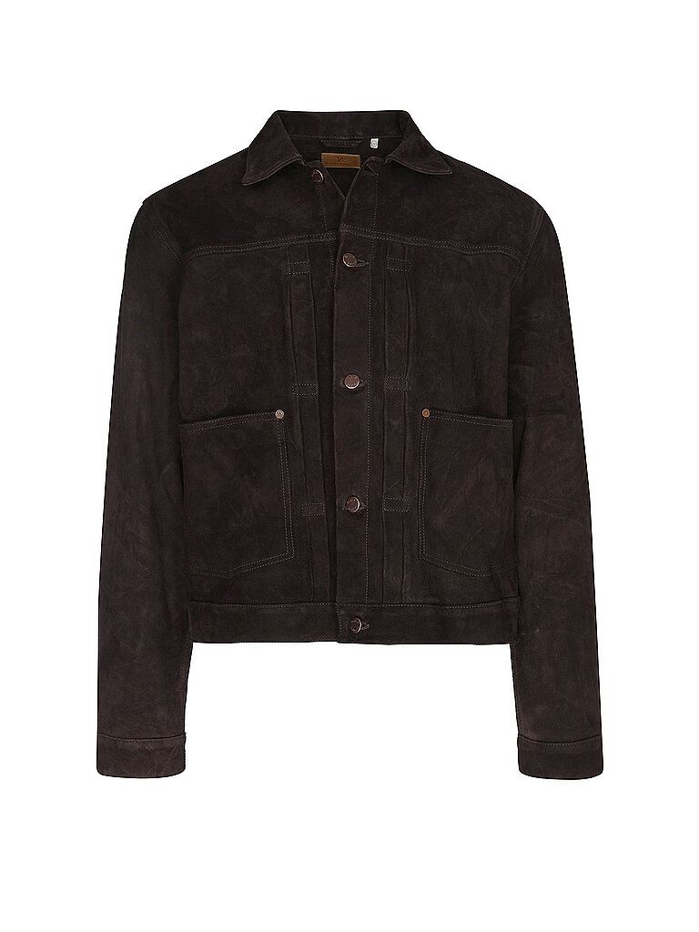 Chaqueta de cuero DANTE II marrón M