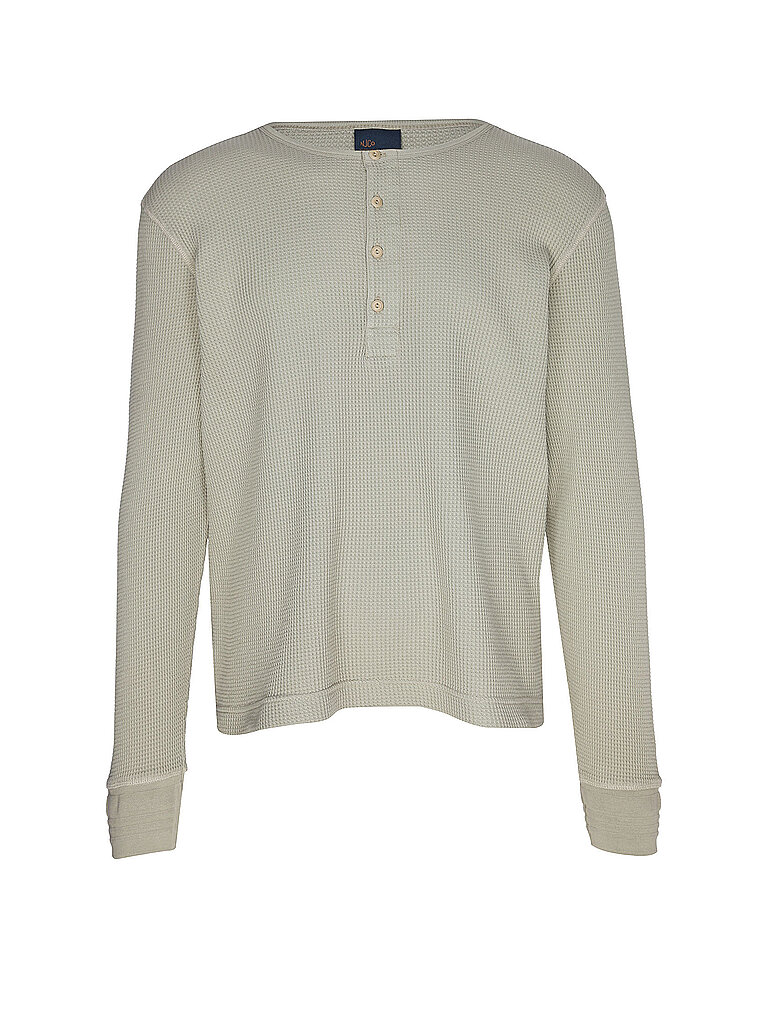 Nudie Jeans Langarmshirt beige