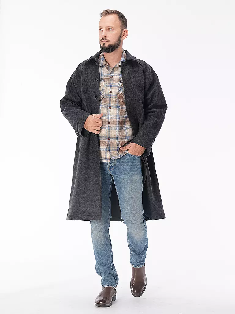 NUDIE JEANS | Abrigo de lana CORRY | Gris