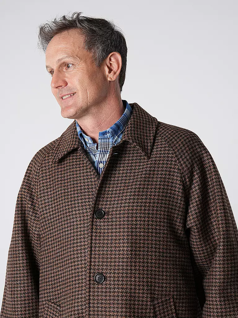 NUDIE JEANS | Abrigo de lana WILL | Marrón