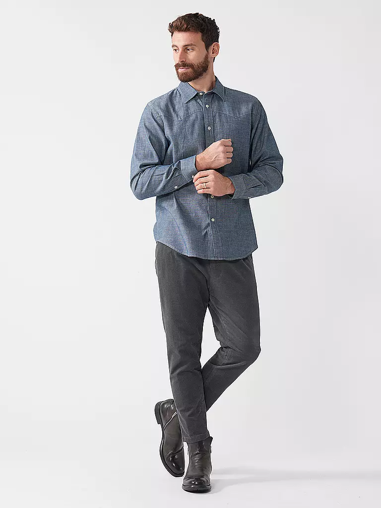 NUDIE JEANS | Camisa Regular Fit GEORGE CHAMBRAY | Azul