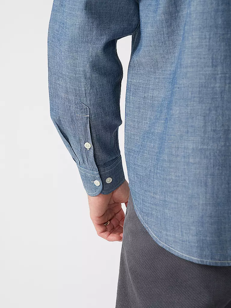NUDIE JEANS | Camisa Regular Fit GEORGE CHAMBRAY | Azul