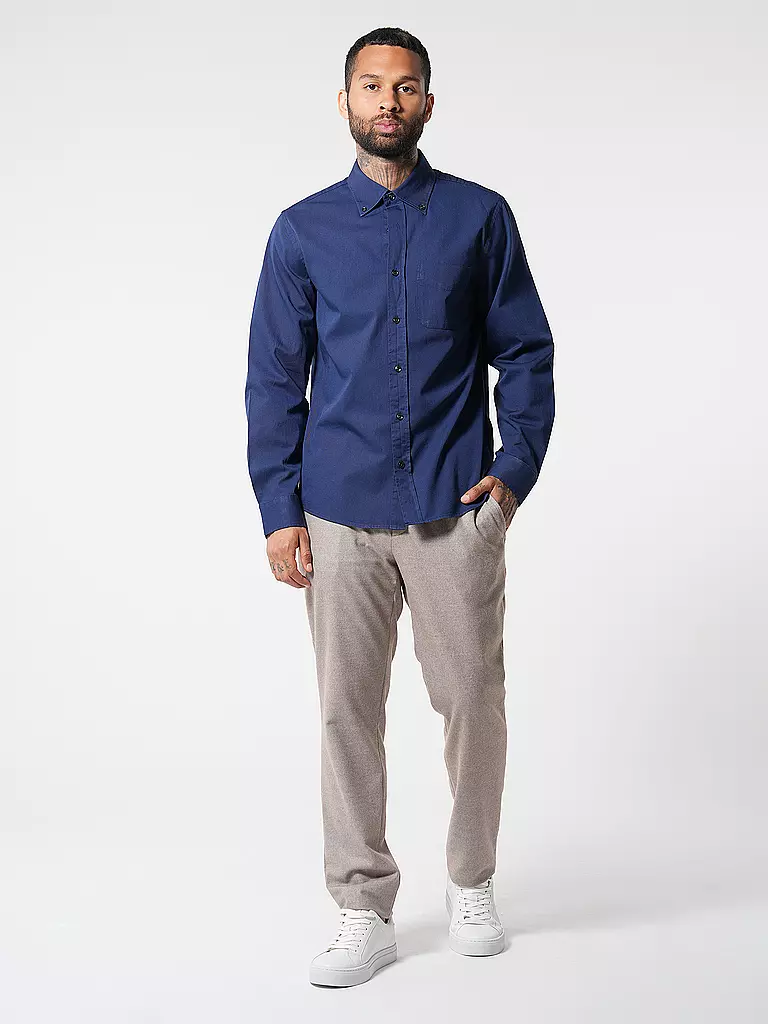NUDIE JEANS | Camisa Regular Fit JOHN | Azul