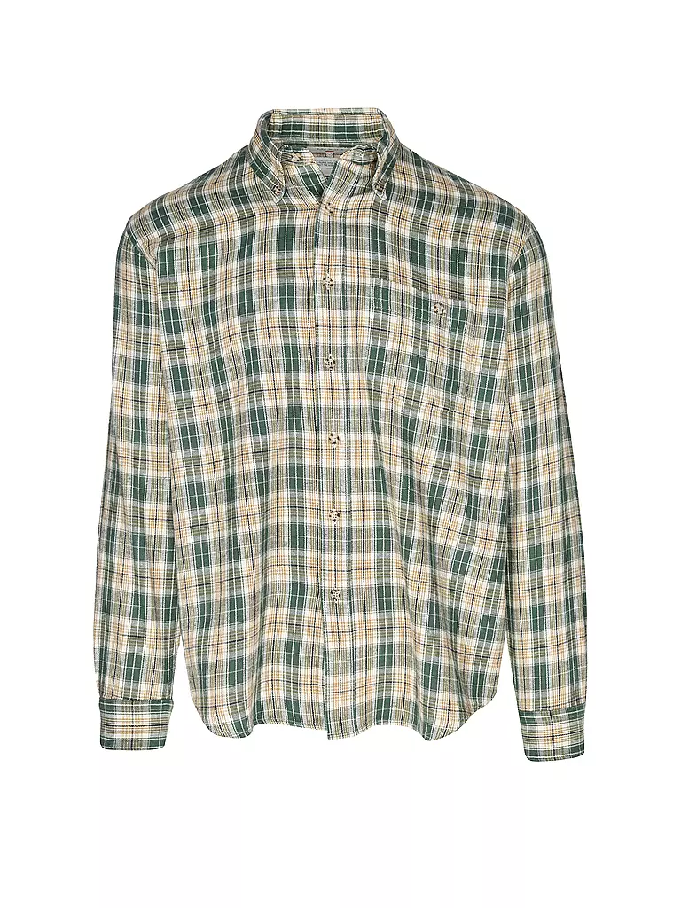NUDIE JEANS | Camisa Regular Fit JULIAN FARMERS | Verde oscuro