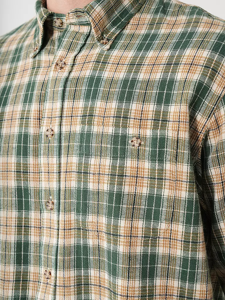 NUDIE JEANS | Camisa Regular Fit JULIAN FARMERS | Verde oscuro