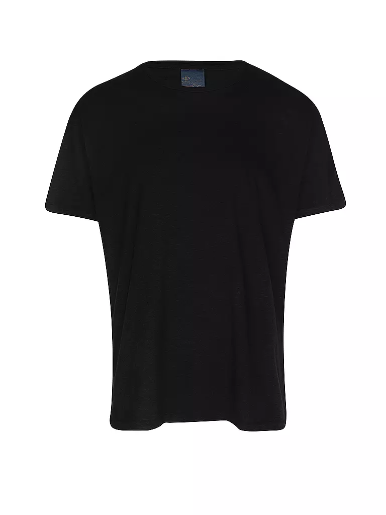 NUDIE JEANS | Camiseta ROFFE | Negro