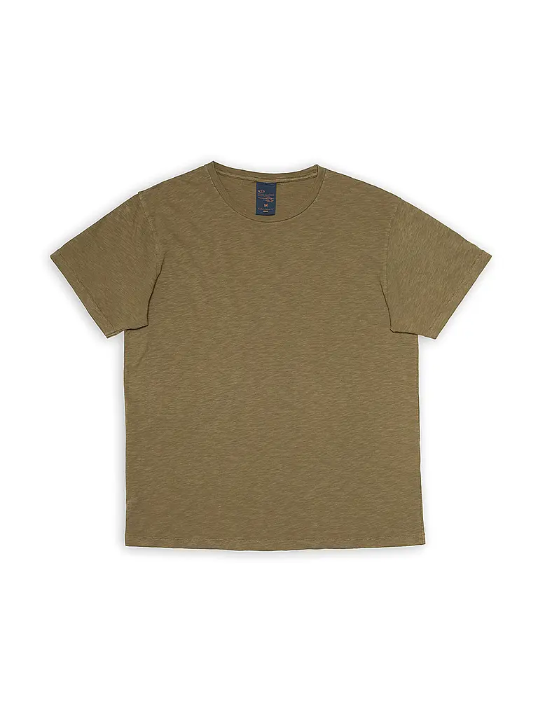 NUDIE JEANS | Camiseta ROFFE | Oliva