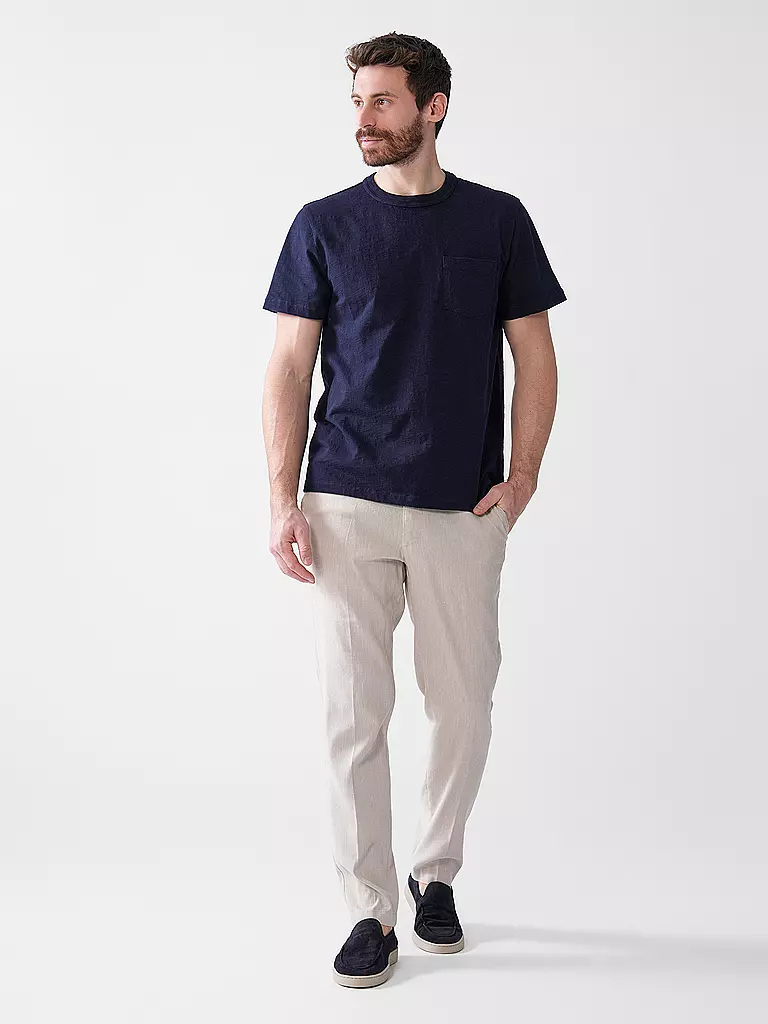 NUDIE JEANS | Camiseta ROY | Azul oscuro